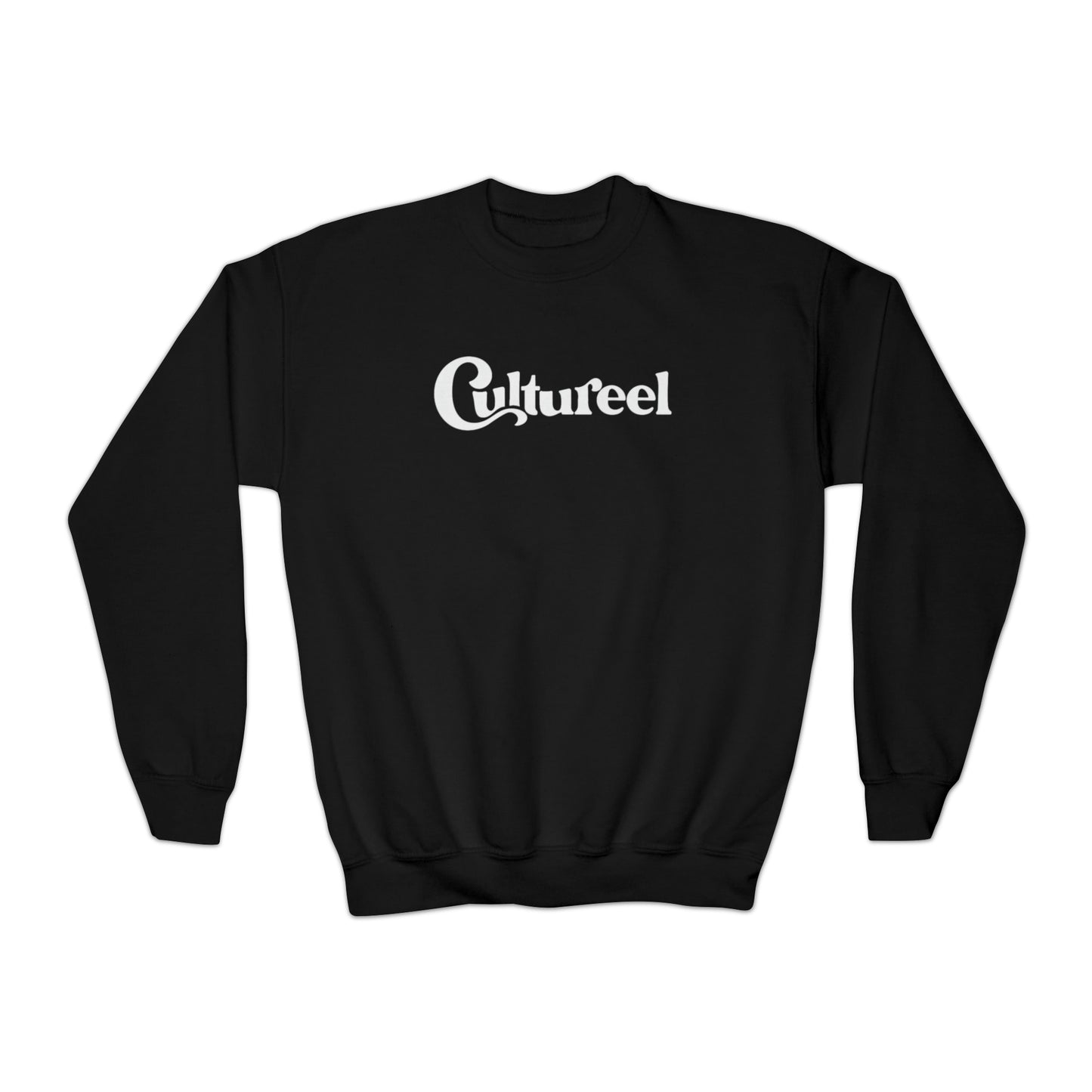 Cultureel Kids Crewneck Sweatshirt (Black & white)